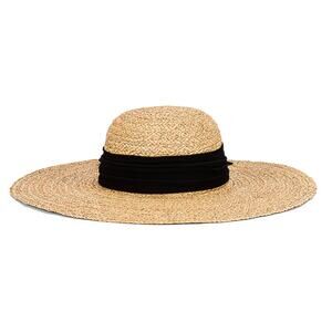 Hat Attack Raffia Floppy Wide Brim Hat One Size Panama Straw Cottage Avalon $145